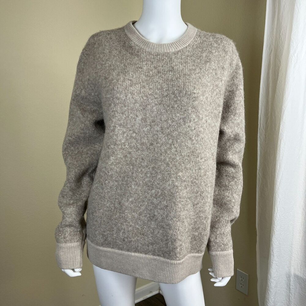 Wallace & Barnes Unisex Wool Llama Alpaca Crewneck Sweater Outdoor Casual Winter - Picture 5 of 15